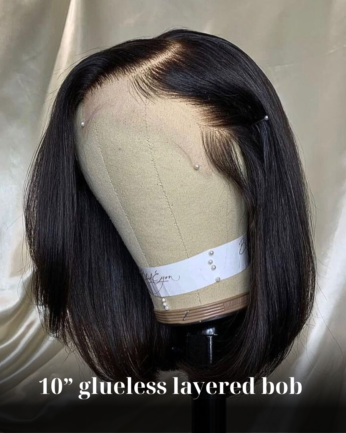 10” 5x5 Side Part Glueless Wig – Minimal Layers