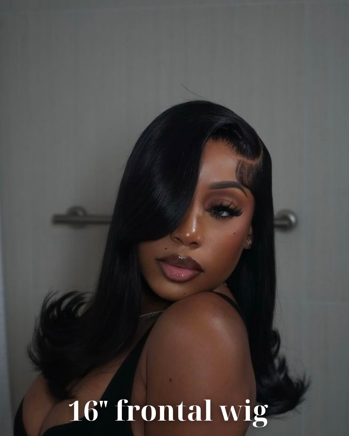 16" frontal wig 90's flipped ends