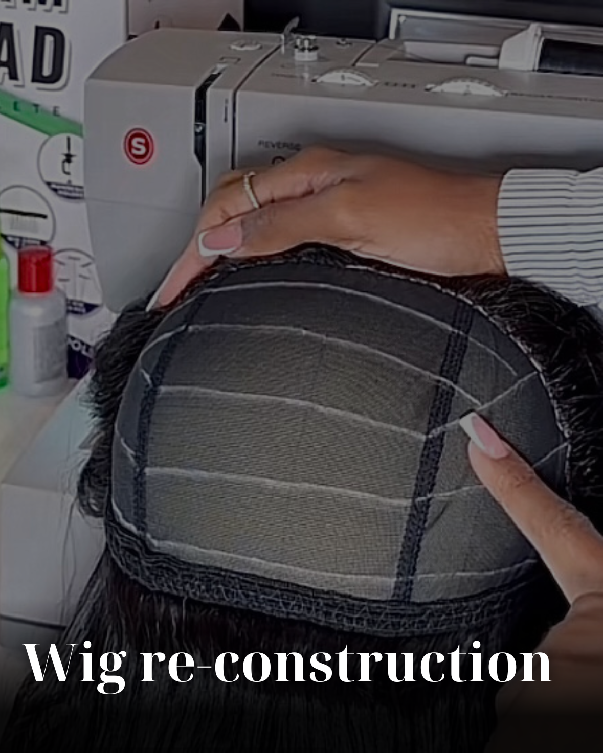 Frontal wig reconstruction