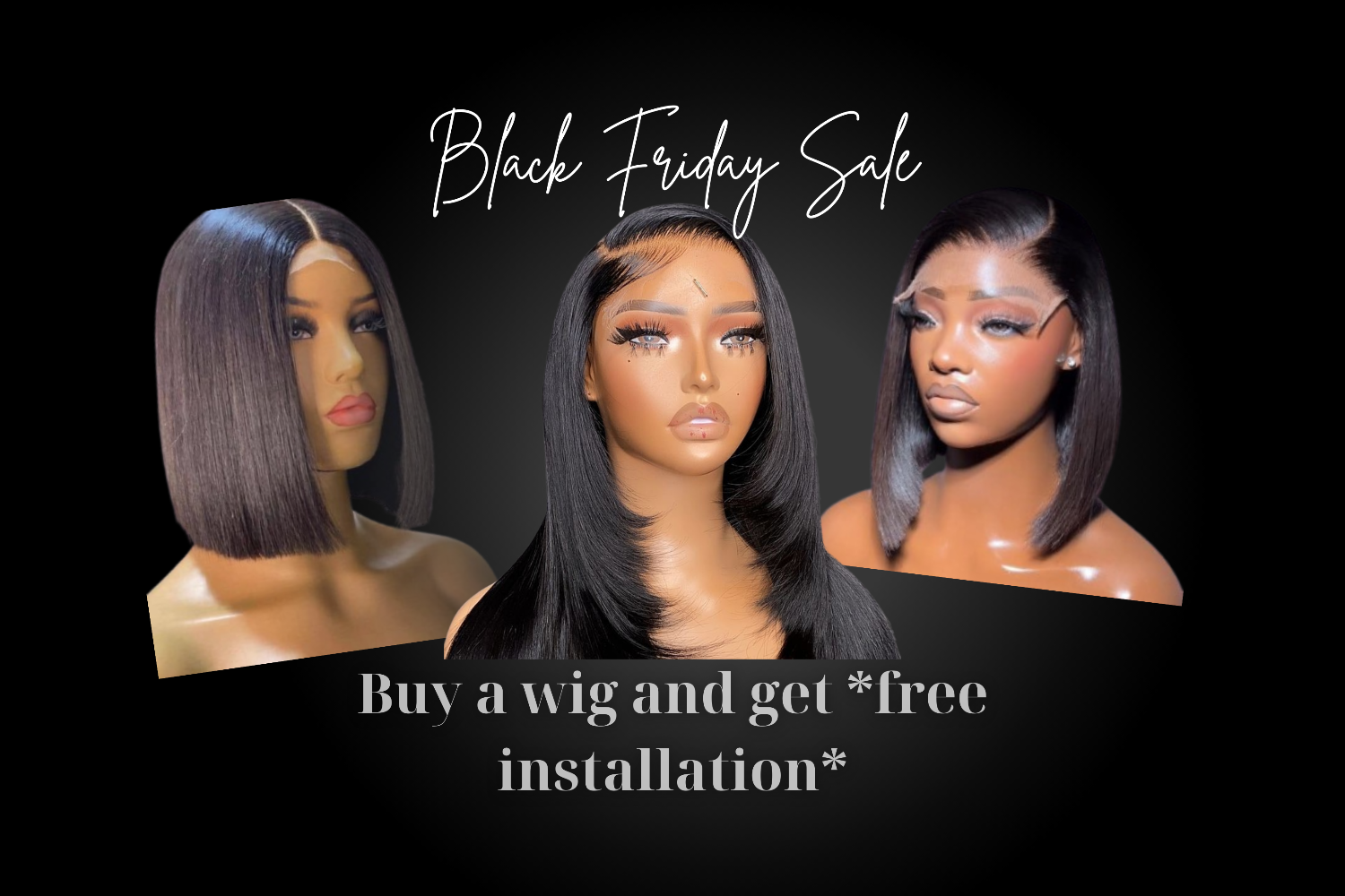  wigs for Black Friday sale.